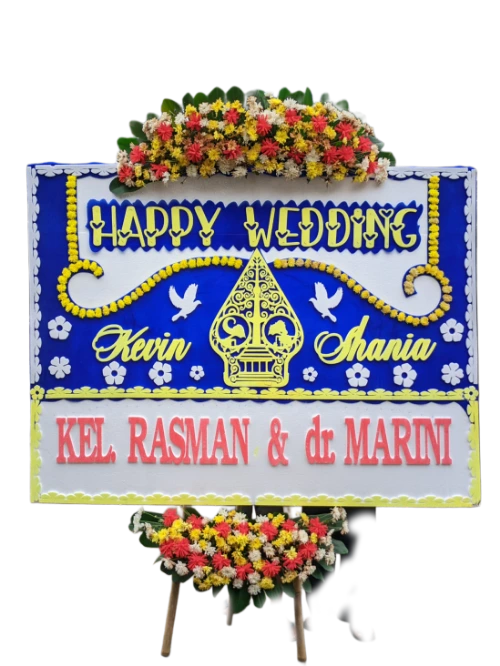 Bunga Papan Wedding 04