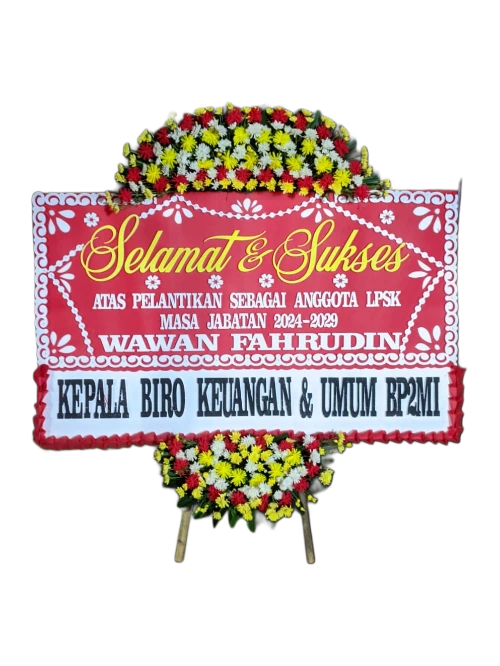 Bunga ucapan Pelantikan
